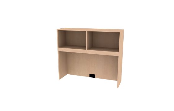 Indiana Furniture Canvas Surface Open Hutch - 15" X 48"