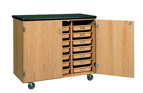 Diversified Spaces Mobile Tote Storage Cabinet