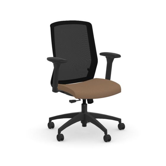 9to5 Seating Neo 300 LB Mesh Mid-Back Office Task Chair with Simple Synchro-Tilt Control and Height Adjustable Arm with Pivot & Swivel Pad