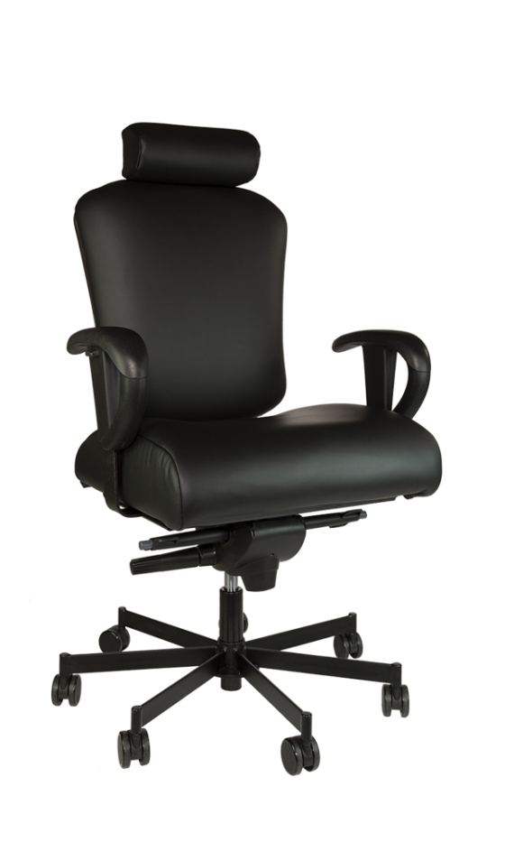 Concept Seating 550 LB 24/7 Multi-Shift Extra Wide Operator Chair with Headrest - Model 3152HR