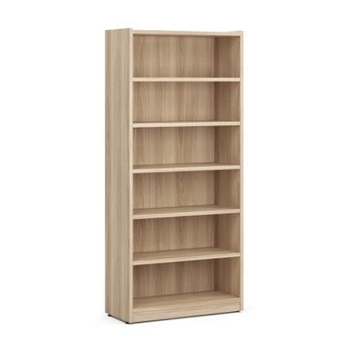 OS Laminate Bookcases Bookcase - 6 Shelves - American Elm