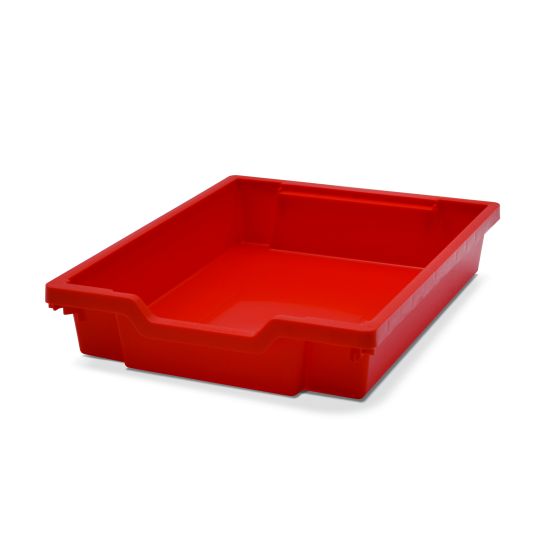8 Pack Gratnells Storage Tray - F1 Shallow - Red