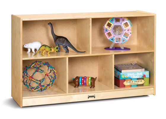 Jonti-Craft Low Single Mobile Storage Unit - Magnetic Write-n-Wipe Back