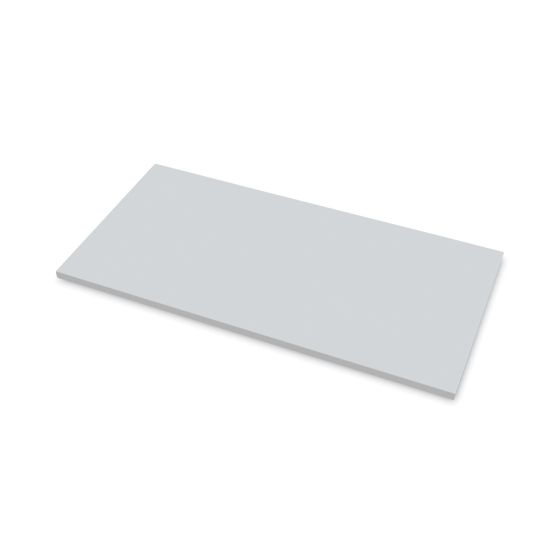 Fellowes Levado Laminate Table Top, 48" x 24", Gray