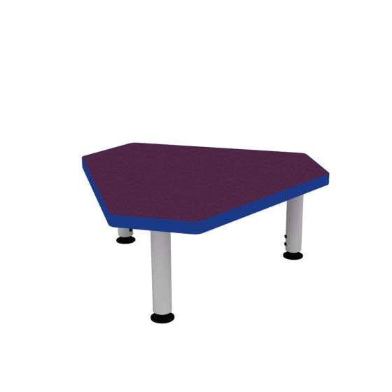 ELO® Connect 4 24"D x 36"L Student Desk with 3mm Edge HPL Top and 2" Mini Junior Adjustable Straight Round Legs