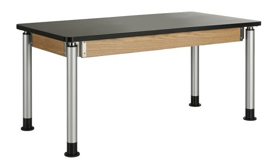 Diversified Spaces Adjustable Height Science Table with Laminate Top-24" x 54"