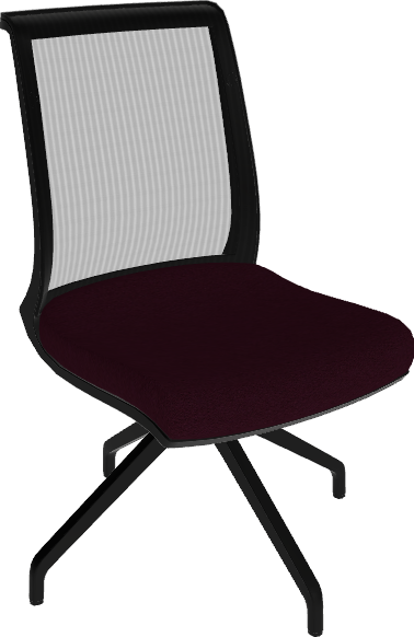 Sitmatic Amici™ Guest Chair with Mesh Back and Four Legs