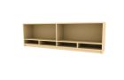 Indiana Furniture Canvas Wall Mount Open Hutch with Paper Slots - 15" X 42"