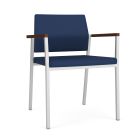 Lesro Avon 300 LB Heavy Duty Guest Chair with Upholstered Seat and Upholstered Back
