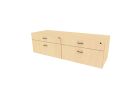 Indiana Furniture Canvas 21" Low Credenza, Double Box/File - 24" X 72"