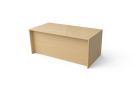 Indiana Furniture Canvas Rectangular Top Double Pedestal Desk - 30" X 60"