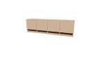 Indiana Furniture Canvas Wall Hung Hutch with Paper Slots - 15" X 84"