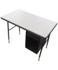 USACapitol Aptitude Jr. Executive Adjustable Desk, 23.5” -29.5”, with Open Front Book Box, Laminate Top and Spray Edge